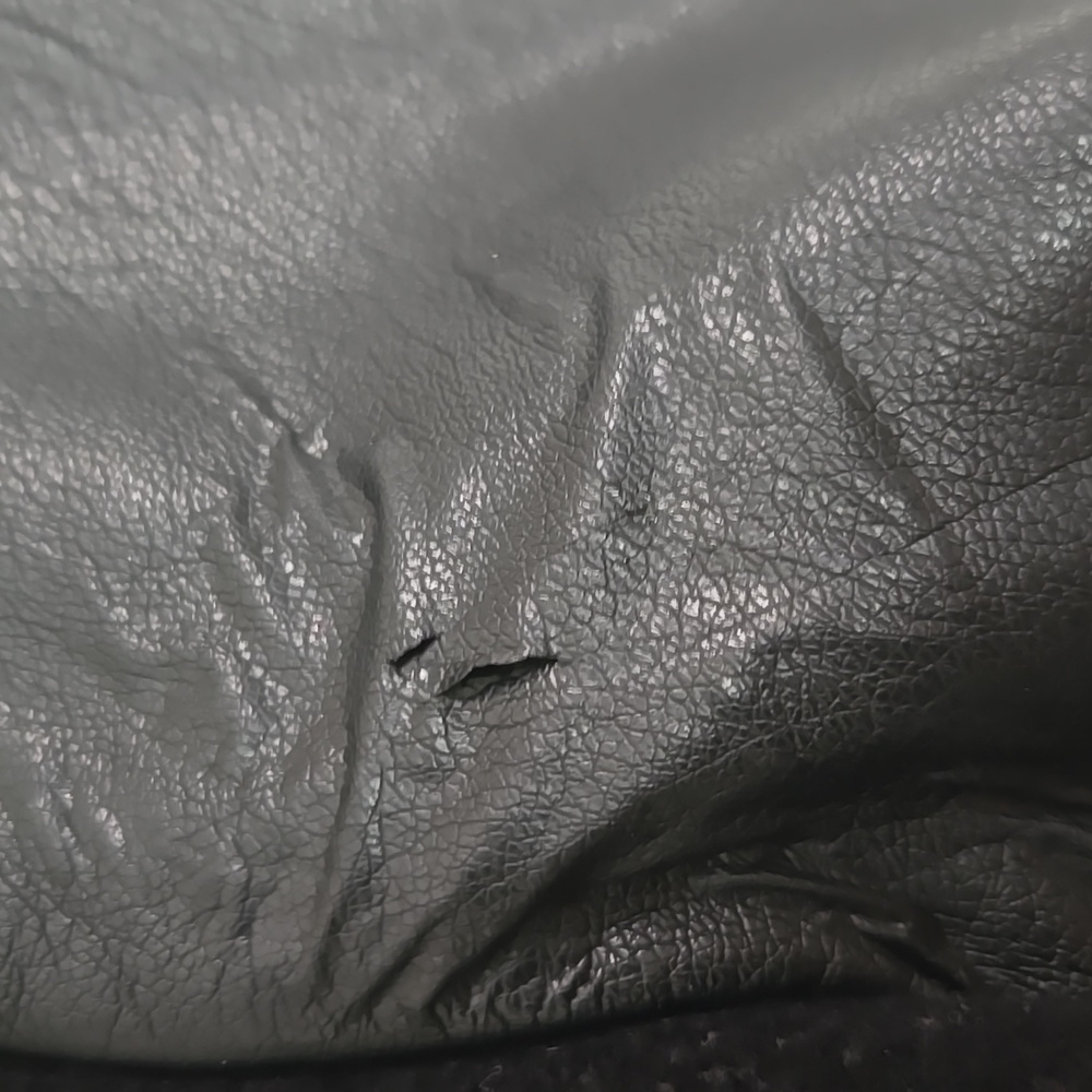 Marc New York Andrew Marc Faux Leather Sleeve Pea Coat - Picture 8 of 16